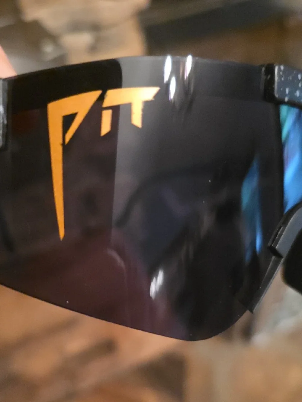 Pit Viper Black Dark Smoke Visor Sunglasses